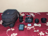 Canon 700 with 50mm prime and 18-55 kit lens